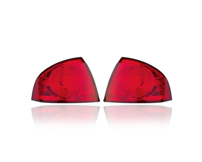 Tail Light Assembly - Compatible/Replacement for '04-06 Nissan Sentra Base/S/1.8L - Standard Red Interior - Pair, Left Driver + Right Passenger Set - 265506Z525, 265556Z525 - CAPA Tail Light Assembly - Compatible/Replacement for '04-06 Nissan Sentra Base/S/1.8L - Standard Red Interior - Pair, Left Driver + Right Passenger Set - 265506Z525, 265556Z525 - CAPA
