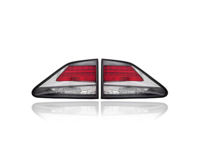 Tail Light Assembly - Compatible/Replacement for '13-15 Lexus RX350/RX450h (Canada Built) - Inner On Liftgate - Pair, Left Driver + Right Passenger Set - 815800E040, 815900E050 Tail Light Assembly - Compatible/Replacement for '13-15 Lexus RX350/RX450h (Canada Built) - Inner On Liftgate - Pair, Left Driver + Right Passenger Set - 815800E040, 815900E050