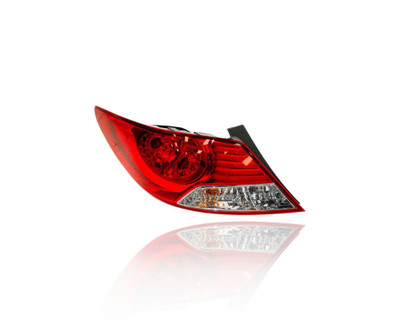 Tail Light Assembly - Compatible/Replacement for '12-14 Hyundai Accent Sedan - Left Hand - Driver - 924011R010 - CAPA Tail Light Assembly - Compatible/Replacement for '12-14 Hyundai Accent Sedan - Left Hand - Driver - 924011R010 - CAPA