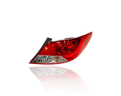 Tail Light Assembly - Compatible/Replacement for '12-14 Hyundai Accent Sedan - Right Hand - Passenger - 924021R010 - CAPA Tail Light Assembly - Compatible/Replacement for '12-14 Hyundai Accent Sedan - Right Hand - Passenger - 924021R010 - CAPA