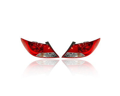 Tail Light Assembly - Compatible/Replacement for '12-14 Hyundai Accent Sedan - Pair, Left Driver + Right Passenger Set - 924021R010, 924011R010 - CAPA Tail Light Assembly - Compatible/Replacement for '12-14 Hyundai Accent Sedan - Pair, Left Driver + Right Passenger Set - 924021R010, 924011R010 - CAPA