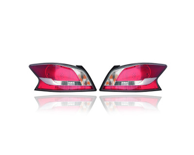 Tail Light Assembly - Compatible/Replacement for '14-15 Nissan Altima Sedan SL - LED - Pair, Left Driver + Right Passenger Set - 265509HM2A, 265559HM2A - CAPA Tail Light Assembly - Compatible/Replacement for '14-15 Nissan Altima Sedan SL - LED - Pair, Left Driver + Right Passenger Set - 265509HM2A, 265559HM2A - CAPA