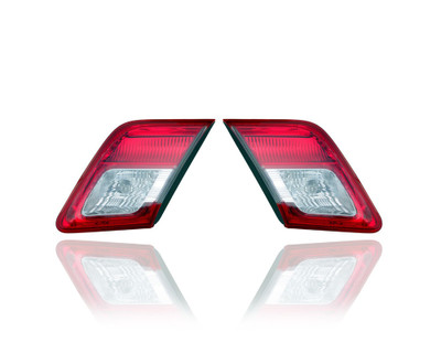 Tail Light Assembly - Compatible/Replacement for '10-11 Toyota Camry (USA Built) - Inner On Trunk Lid - Pair, Left Driver + Right Passenger Set - 8158006230, 8159006230 - CAPA