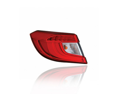 Tail Light Assembly - Compatible/Replacement for '18-20 Honda Accord Hybrid EX/EXL/Touring - Outer On Body - Left Hand - Driver - 33550TVAA51 - CAPA