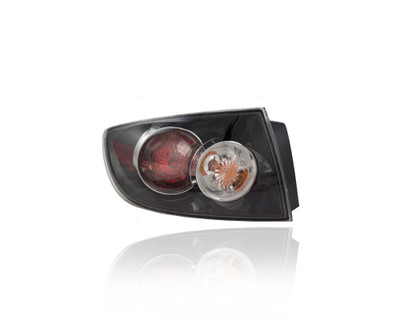 Tail Light Assembly - Compatible/Replacement for '07-09 Mazda Mazda3 Sedan iSport/sSport/iTouring/sTouring - Halogen Outer On Body Quarter Panel - Left Hand - Driver - BR5H51160C Tail Light Assembly - Compatible/Replacement for '07-09 Mazda Mazda3 Sedan iSport/sSport/iTouring/sTouring - Halogen Outer On Body Quarter Panel - Left Hand - Driver - BR5H51160C