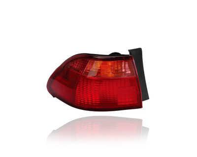 Tail Light Assembly - Compatible/Replacement for '98-00 Honda Accord Sedan - Outer On Body Quarter Panel - Left Hand - Driver - 33551S84A01