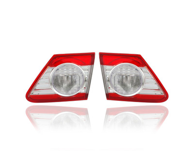 Tail Light Assembly - Compatible/Replacement for '11-13 Toyota Corolla (North America Built) - Inner On Trunk Lid - Pair, Left Driver + Right Passenger Set - 8158002290, 8159002290 Tail Light Assembly - Compatible/Replacement for '11-13 Toyota Corolla (North America Built) - Inner On Trunk Lid - Pair, Left Driver + Right Passenger Set - 8158002290, 8159002290