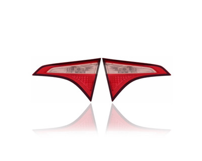 Tail Light Assembly - Compatible/Replacement for '17-19 Toyota Corolla Sedan L/LE/L Eco - Inner On Trunk Lid, Halogen - Pair, Left Driver + Right Passenger Set - 8158002A50, 8159002A50 - CAPA Tail Light Assembly - Compatible/Replacement for '17-19 Toyota Corolla Sedan L/LE/L Eco - Inner On Trunk Lid, Halogen - Pair, Left Driver + Right Passenger Set - 8158002A50, 8159002A50 - CAPA