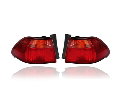 Tail Light Assembly - Compatible/Replacement for '98-00 Honda Accord Sedan - Outer On Body Quarter Panel - Pair, Left Driver + Right Passenger Set - 33501S84A01, 33551S84A01 Tail Light Assembly - Compatible/Replacement for '98-00 Honda Accord Sedan - Outer On Body Quarter Panel - Pair, Left Driver + Right Passenger Set - 33501S84A01, 33551S84A01