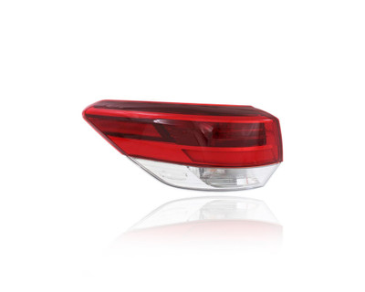 Tail Light Assembly - Compatible/Replacement for '18-19 Toyota Highlander/Hybrid LE/L-Plus/XLE, 18-18 SE/Limited - Clear - Left Hand - Driver - 815600E161 - CAPA
