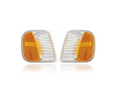 Turn Signal - Parking Light - Compatible/Replacement for '97-03 Ford Pickup, 97-02 Expedition - Pair, Left Driver + Right Passenger Set - F75Z13200AC, F75Z13201AC - CAPA Turn Signal - Parking Light - Compatible/Replacement for '97-03 Ford Pickup, 97-02 Expedition - Pair, Left Driver + Right Passenger Set - F75Z13200AC, F75Z13201AC - CAPA