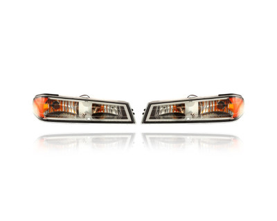 Turn Signal - Parking Light Assembly - Compatible/Replacement for '05-08 Chevrolet Colorado/Canyon-Xtreme Edition - Chrome Bezel - Pair, Left Driver + Right Passenger Set - 20936080, 20936079 Turn Signal - Parking Light Assembly - Compatible/Replacement for '05-08 Chevrolet Colorado/Canyon-Xtreme Edition - Chrome Bezel - Pair, Left Driver + Right Passenger Set - 20936080, 20936079