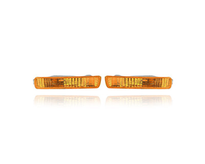 Turn Signal Light Assembly - Compatible/Replacement for '96-97 Honda Accord - Lower On Bumper Cover - Pair, Left Driver + Right Passenger Set - 33302SV4A02, 33352SV4A02 Turn Signal Light Assembly - Compatible/Replacement for '96-97 Honda Accord - Lower On Bumper Cover - Pair, Left Driver + Right Passenger Set - 33302SV4A02, 33352SV4A02