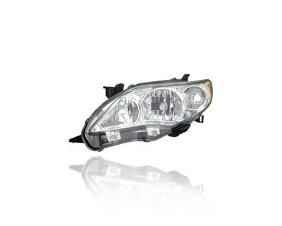 Headlight For 8117012F10 11-13 Toyota Corolla (Japan-Build Only) - With Chrome, Left Hand - Driver, NSF
