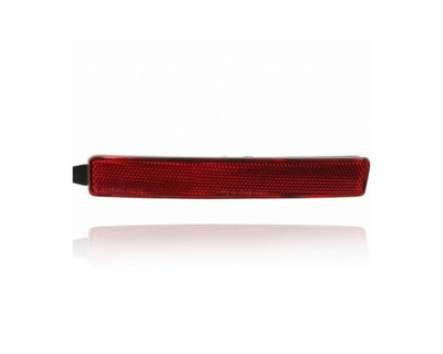 Bumper Reflector - Compatible/Replacement for '07-12 GMC Acadia, 09-12 Traverse, 10-15 SRX - Read - Left Hand - Driver - 25881881 - CAPA