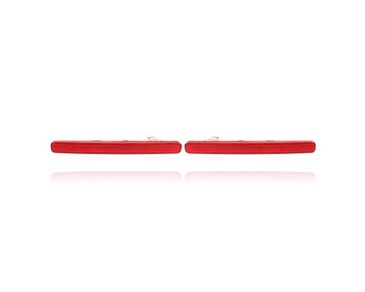 Bumper Reflector - Compatible/Replacement for '09-14 Acura TSX Sedan - Rear - Pair, Left Driver + Right Passenger Set - 33505TL0G01, 33555TL0G01 - CAPA Bumper Reflector - Compatible/Replacement for '09-14 Acura TSX Sedan - Rear - Pair, Left Driver + Right Passenger Set - 33505TL0G01, 33555TL0G01 - CAPA