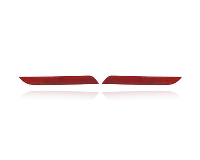 Bumper Reflector - Compatible/Replacement for '12-15 BMW 3-Series/Hybrid Sedan, 14-17 4-Series Coupe/Convertible Base - Rear - Pair, Left Driver + Right Passenger Set - 63147382234, 63147382233 - CAPA Bumper Reflector - Compatible/Replacement for '12-15 BMW 3-Series/Hybrid Sedan, 14-17 4-Series Coupe/Convertible Base - Rear - Pair, Left Driver + Right Passenger Set - 63147382234, 63147382233 - CAPA