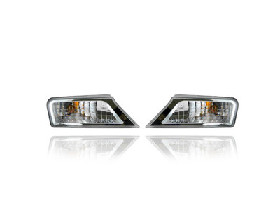 Cornering Light Assembly - Compatible/Replacement for '08-12 Jeep Liberty - Pair, Left Driver + Right Passenger Set - 57010124AA, 57010125AA Cornering Light Assembly - Compatible/Replacement for '08-12 Jeep Liberty - Pair, Left Driver + Right Passenger Set - 57010124AA, 57010125AA