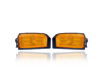 Cornering Light Assembly - Compatible/Replacement for '86-87 Nissan Hardbody Pickup - Pair, Left Driver + Right Passenger Set - B618001G00, B618501G00 Cornering Light Assembly - Compatible/Replacement for '86-87 Nissan Hardbody Pickup - Pair, Left Driver + Right Passenger Set - B618001G00, B618501G00