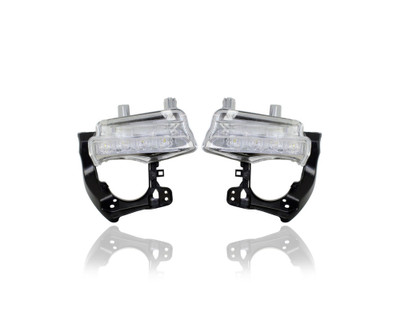 Daytime Running Light - Compatible/Replacement for '14-16 Toyota Highlander/Hybrid Limited - LED, Under Fog Lamp - Pair, Left Driver + Right Passenger Set - 814300E020, 814400E020 Daytime Running Light - Compatible/Replacement for '14-16 Toyota Highlander/Hybrid Limited - LED, Under Fog Lamp - Pair, Left Driver + Right Passenger Set - 814300E020, 814400E020