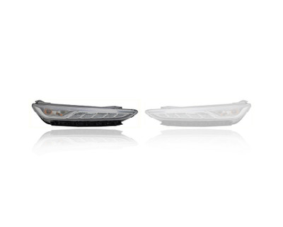 Daytime Running Light - Compatible/Replacement for '18-21 Hyundai Kona, 19-20 Kona Electric - Without Adaptive Cornering, LED - Pair, Left Driver + Right Passenger Set - 92208J9010, 92207J9010 Daytime Running Light - Compatible/Replacement for '18-21 Hyundai Kona, 19-20 Kona Electric - Without Adaptive Cornering, LED - Pair, Left Driver + Right Passenger Set - 92208J9010, 92207J9010