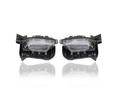 Daytime Running Light - Compatible/Replacement for '15-18 Toyota Prius V - Vertical on Bumper Cover - Pair, Left Driver + Right Passenger Set - 8143047041, 8144047041 - CAPA Daytime Running Light - Compatible/Replacement for '15-18 Toyota Prius V - Vertical on Bumper Cover - Pair, Left Driver + Right Passenger Set - 8143047041, 8144047041 - CAPA