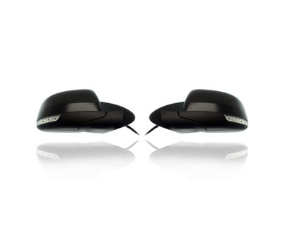 Door Mirror - Compatible/Replacement for '14-17 Dodge Durango - Powered, Heated, Black, With Signal & Memory & Blind Spot - Pair, Left Driver + Right Passenger Set - 5SH46AXRAC, 5SH47TZZAF Door Mirror - Compatible/Replacement for '14-17 Dodge Durango - Powered, Heated, Black, With Signal & Memory & Blind Spot - Pair, Left Driver + Right Passenger Set - 5SH46AXRAC, 5SH47TZZAF