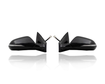 Door Mirror - Compatible/Replacement for '15-17 Hyundai Sonata Limited/2.0T - With Signal Lamp & Blind Spot & Memory, Glossy Black - Pair, Left Driver + Right Passenger Set - 87620C2070, 87610C2070 Door Mirror - Compatible/Replacement for '15-17 Hyundai Sonata Limited/2.0T - With Signal Lamp & Blind Spot & Memory, Glossy Black - Pair, Left Driver + Right Passenger Set - 87620C2070, 87610C2070