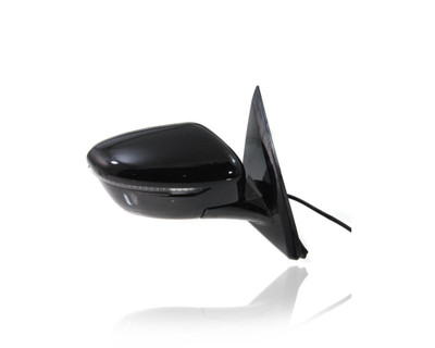 Door Mirror - Compatible/Replacement for '17-17 Nissan Pathfinder S/SV - Powered, Non-Heated, With Signal Lamp & Primed Cover - Right Hand - Passenger - 963019PF9A