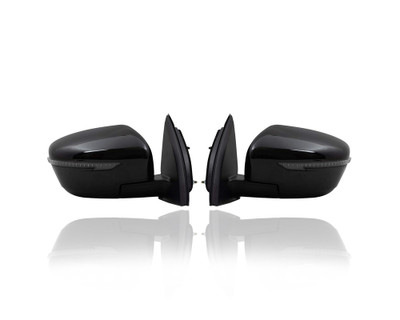 Door Mirror - Compatible/Replacement for '17-19 Nissan Rogue Sport/Qashqai SV - Powered, Non-Heated, With Signal Lamp, Without Camera, Unpainted - Pair, Set - 963016MA0A, 963026MA0A Door Mirror - Compatible/Replacement for '17-19 Nissan Rogue Sport/Qashqai SV - Powered, Non-Heated, With Signal Lamp, Without Camera, Unpainted - Pair, Set - 963016MA0A, 963026MA0A