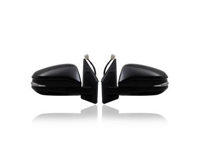 Door Mirror - Compatible/Replacement for '13-15 Toyota RAV4 Limited - Powered, Heated, With Signal Lamp & Blind Spot, Unpainted - Pair, Left Driver + Right Passenger Set - 879100R090C0, 879400R100C0 Door Mirror - Compatible/Replacement for '13-15 Toyota RAV4 Limited - Powered, Heated, With Signal Lamp & Blind Spot, Unpainted - Pair, Left Driver + Right Passenger Set - 879100R090C0, 879400R100C0