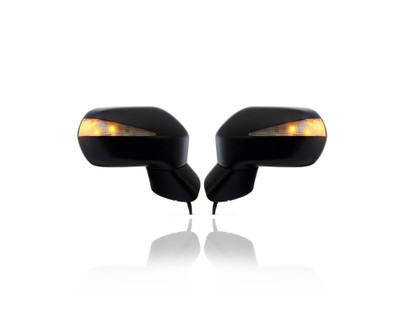 Door Mirror - Compatible/Replacement for '09-11 Honda Civic Hybrid - Powered, Heated, With Signal Lamp, Primed Black - Pair, Left Driver + Right Passenger Set - 76200SNRC02ZM, 76250SNRC02ZM Door Mirror - Compatible/Replacement for '09-11 Honda Civic Hybrid - Powered, Heated, With Signal Lamp, Primed Black - Pair, Left Driver + Right Passenger Set - 76200SNRC02ZM, 76250SNRC02ZM