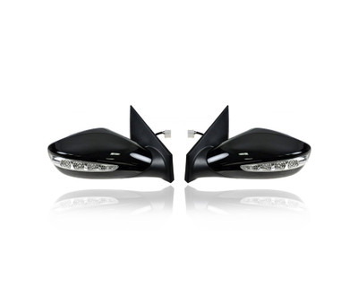 Door Mirror - Compatible/Replacement for '11-14 Hyundai Sonata-GLS/SE/Limited - Powered, Heated, With Signal Lamp, Without Blind Spot Detect - Pair, Set - 876203Q110, 876103Q110 Door Mirror - Compatible/Replacement for '11-14 Hyundai Sonata-GLS/SE/Limited - Powered, Heated, With Signal Lamp, Without Blind Spot Detect - Pair, Set - 876203Q110, 876103Q110