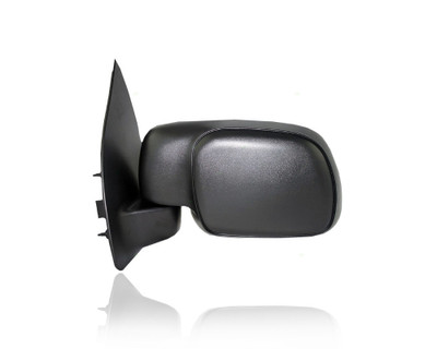 Door Mirror - Compatible/Replacement for '01-06 Ford F-250/350 SD - Powered, Paddle Type Swing Lock - Left Hand - Driver - 1C3Z17683AAB