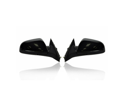 Door Mirror - Compatible/Replacement for '08-12 Chevrolet Malibu/Hybrid LT, 07-09 Aura - Powered, Non-Heated, Unpainted - Pair, Left Driver + Right Passenger Set - 20893751, 20893752 Door Mirror - Compatible/Replacement for '08-12 Chevrolet Malibu/Hybrid LT, 07-09 Aura - Powered, Non-Heated, Unpainted - Pair, Left Driver + Right Passenger Set - 20893751, 20893752