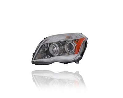 Headlight Assembly For MB2502188 10-12 Mercedes-Benz GLK-Class - Left Hand - Driver, Halogen, NSF