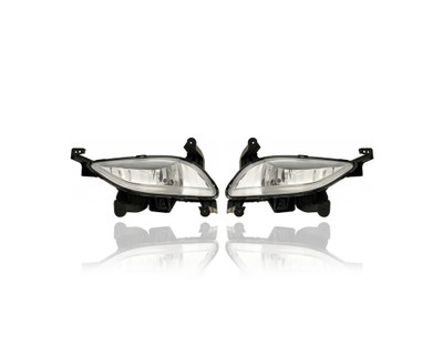 Fog Light Assembly - Compatible/Replacement for '14-14 Hyundai Sonata - Pair, Left Driver + Right Passenger Set - 922023Q100, 922013Q100 - CAPA Fog Light Assembly - Compatible/Replacement for '14-14 Hyundai Sonata - Pair, Left Driver + Right Passenger Set - 922023Q100, 922013Q100 - CAPA