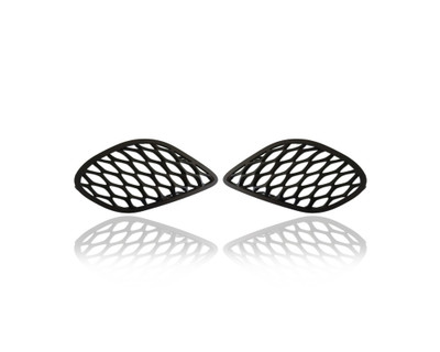 Fog Light Cover - Compatible/Replacement for '15-18 Dodge Charger - Hood Scoop Front, Textured Black - Pair, Left Driver + Right Passenger Set - 68280492AA, 68280493AA Fog Light Cover - Compatible/Replacement for '15-18 Dodge Charger - Hood Scoop Front, Textured Black - Pair, Left Driver + Right Passenger Set - 68280492AA, 68280493AA