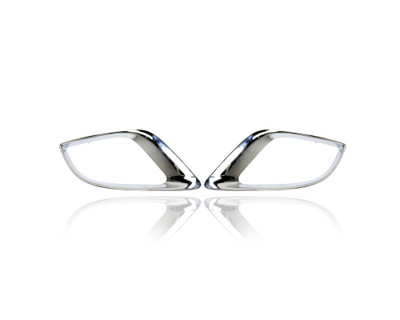 Fog Light Cover - Compatible/Replacement for '14-21 Dodge Durango Citadel/Limited/GT/SXT - Chrome - Pair, Left Driver + Right Passenger Set - 5113744AB, 5113745AB Fog Light Cover - Compatible/Replacement for '14-21 Dodge Durango Citadel/Limited/GT/SXT - Chrome - Pair, Left Driver + Right Passenger Set - 5113744AB, 5113745AB