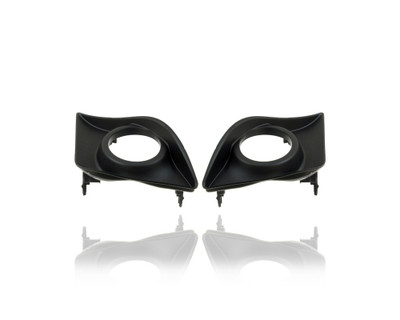 Fog Light Cover - Compatible/Replacement for '11-13 Lexus IS250/350 - Pair, Left Driver + Right Passenger Set - 8148153020, 8148253020