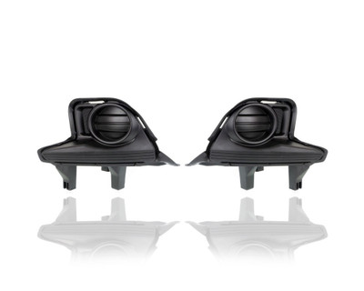 Fog Light Cover - Compatible/Replacement for '14-16 Toyota Highlander LE - Without Fog Lamp/Daytime Running Light Hole - Pair, Left Driver + Right Passenger Set - 814810E140, 814820E140 Fog Light Cover - Compatible/Replacement for '14-16 Toyota Highlander LE - Without Fog Lamp/Daytime Running Light Hole - Pair, Left Driver + Right Passenger Set - 814810E140, 814820E140