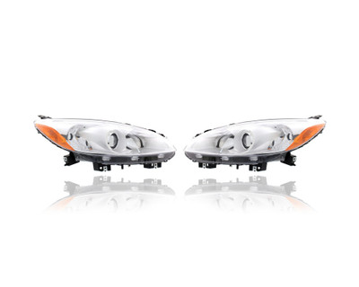 Headlight - Compatible/Replacement for '12-17 Mazda Mazda5 (Exclude Grand Touring) - Halogen - Pair, Left Driver + Right Passenger Set - CG36510K0E, CG36510L0E - CAPA Headlight - Compatible/Replacement for '12-17 Mazda Mazda5 (Exclude Grand Touring) - Halogen - Pair, Left Driver + Right Passenger Set - CG36510K0E, CG36510L0E - CAPA
