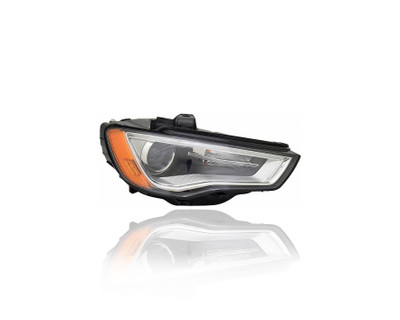 Headlight - Compatible/Replacement for '15-16 Audi A3/S3 Sedan, 15-16 A3 Cabriolet - Xenon Without Curve Lighting - Right Hand - Passenger - 8V0941044B Headlight - Compatible/Replacement for '15-16 Audi A3/S3 Sedan, 15-16 A3 Cabriolet - Xenon Without Curve Lighting - Right Hand - Passenger - 8V0941044B