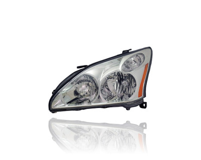 Headlight - Compatible/Replacement for '04-06 Lexus RX330, 06-07 RX400h, 07-09 RX350 (Japan Built) - Halogen - Left Hand - Driver - 8117048200 - CAPA Headlight - Compatible/Replacement for '04-06 Lexus RX330, 06-07 RX400h, 07-09 RX350 (Japan Built) - Halogen - Left Hand - Driver - 8117048200 - CAPA