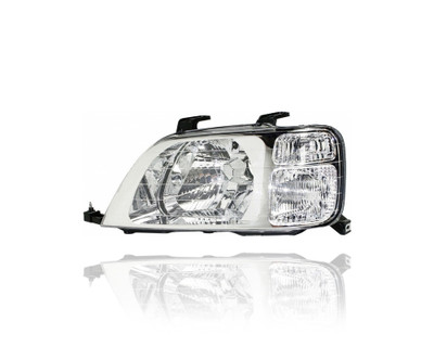 Headlight - Compatible/Replacement for '97-01 Honda CR-V - Halogen - Left Hand - Driver - 33151S10A01 - CAPA Headlight - Compatible/Replacement for '97-01 Honda CR-V - Halogen - Left Hand - Driver - 33151S10A01 - CAPA