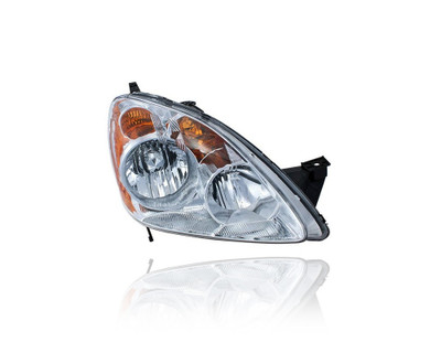 Headlight - Compatible/Replacement for '05-06 Honda CR-V (Japan Built) - Halogen - Right Hand - Passenger - 33101S9AA11 - CAPA Headlight - Compatible/Replacement for '05-06 Honda CR-V (Japan Built) - Halogen - Right Hand - Passenger - 33101S9AA11 - CAPA