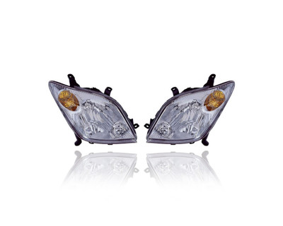 Headlight - Compatible/Replacement for '04-05 Scion xA - Pair, Left Driver + Right Passenger Set - 8110552450, 8110652450 Headlight - Compatible/Replacement for '04-05 Scion xA - Pair, Left Driver + Right Passenger Set - 8110552450, 8110652450