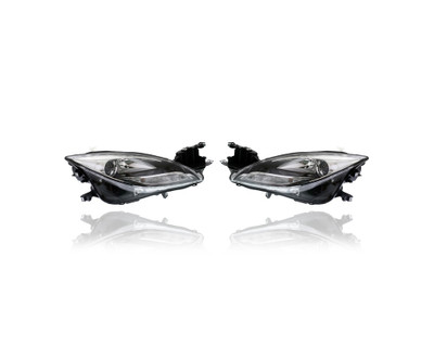 Headlight - Compatible/Replacement for '11-13 Mazda Mazda6 - Halogen - Pair, Left Driver + Right Passenger Set - GEG1510K0D, GEG1510L0B Headlight - Compatible/Replacement for '11-13 Mazda Mazda6 - Halogen - Pair, Left Driver + Right Passenger Set - GEG1510K0D, GEG1510L0B