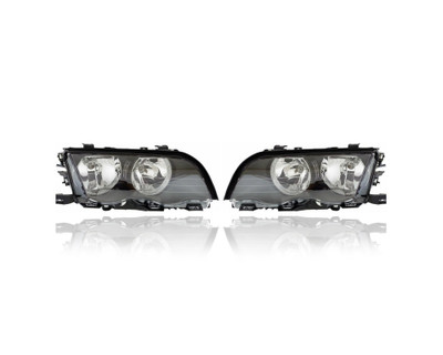 Headlight Assembly - Compatible/Replacement for '99-01 BMW 3-Series Sedan/Wagon - Halogen - Pair, Left Driver + Right Passenger Set - 63126902754, 63126902753 Headlight Assembly - Compatible/Replacement for '99-01 BMW 3-Series Sedan/Wagon - Halogen - Pair, Left Driver + Right Passenger Set - 63126902754, 63126902753