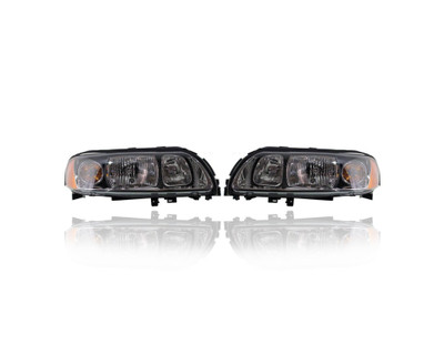 Headlight Assembly - Compatible/Replacement for '05-09 Volvo S60 SRS - Halogen - Pair, Left Driver + Right Passenger Set - 312768088, 312768070 - CAPA Headlight Assembly - Compatible/Replacement for '05-09 Volvo S60 SRS - Halogen - Pair, Left Driver + Right Passenger Set - 312768088, 312768070 - CAPA